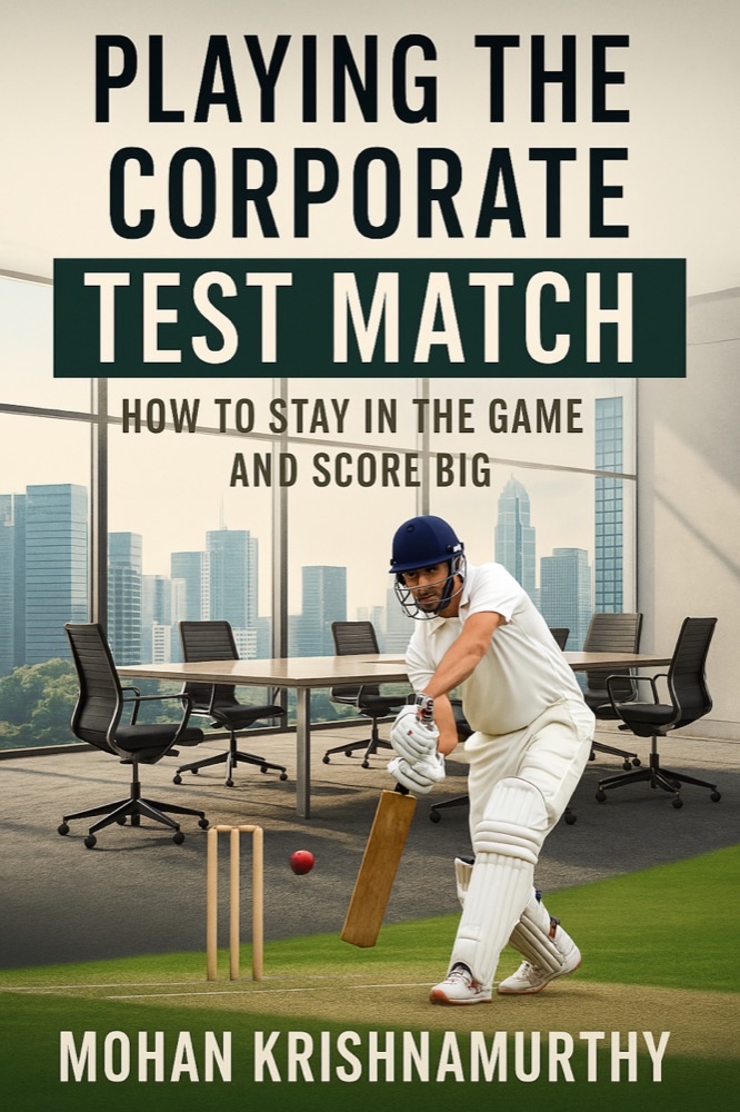 Playing the Corporate Test Match: How to Stay in the Game and Score Big — book cover