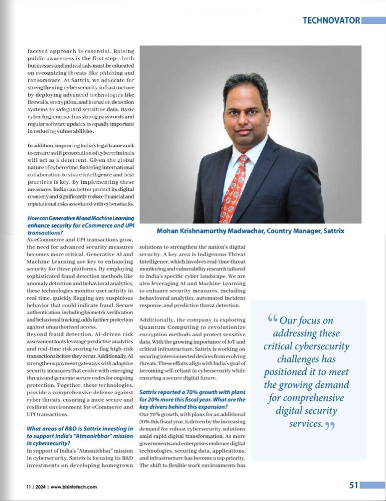 Press clipping: Strengthening India's Cyber Resilience